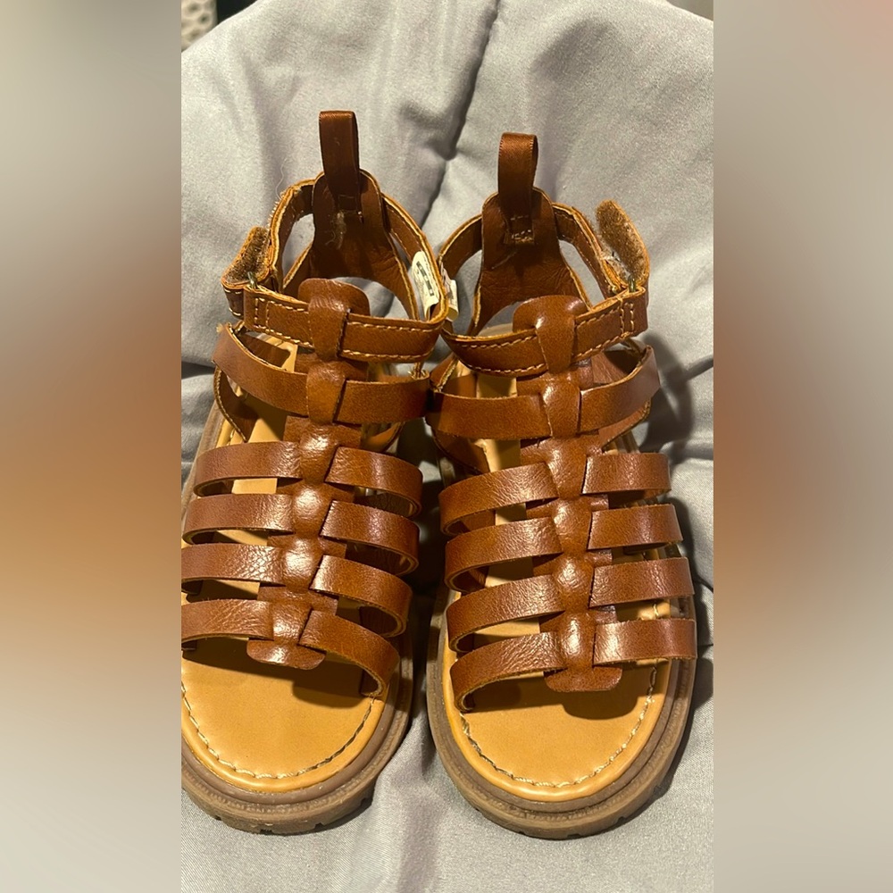 Carters brown strappy sandals